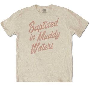 Muddy Waters Unisex Adult Baptized Cotton T-Shirt / Sand